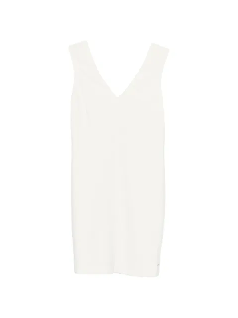 Calvin Klein V-neck sleeveless dress Neutrals LV044F012GYAS