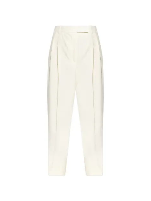 Róhe pleated cuffed trousers Neutrals 41930295