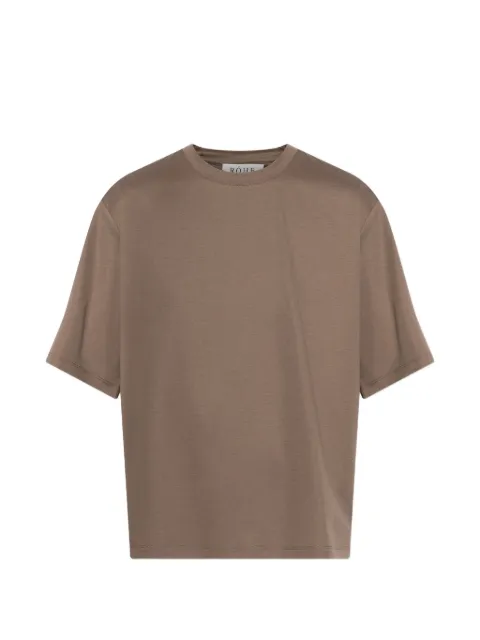 Róhe crew-neck T-shirt Brown 41920201