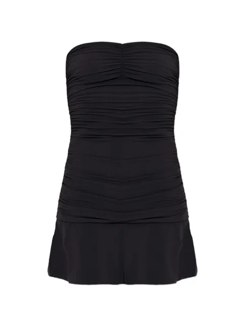 Bond-eye ruched bare dress Black BARE032FL