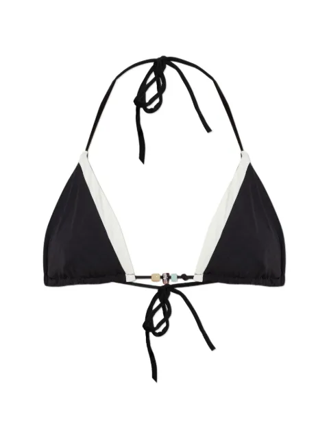 Bond-eye bead trim bikini Black BARE059RV