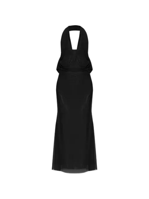 Bond-eye Alessia halter-neck midi dress Black BOUND750PM