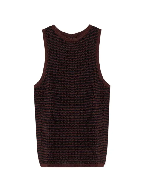 Bond-eye Asher open-knit top Brown BOUND807VSK