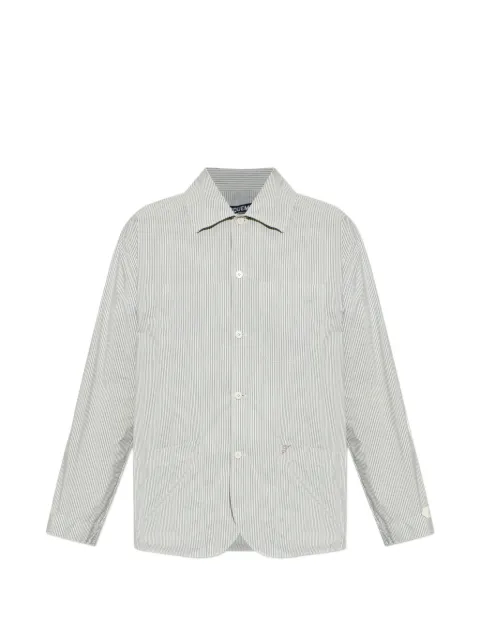 Jacquemus La Veste Boutis striped overshirt Grey OUM00159AW00755