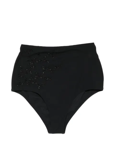 Maryan Mehlhorn beaded bikini bottoms Black 870SLIP
