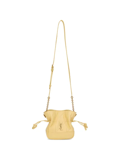 Saint Laurent mini Jamie bucket bag Yellow 859174AAB32