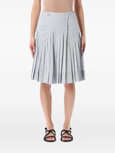 Low Classic pleated midi skirt Blue LCPS26SK011600092
