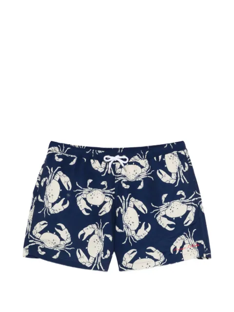Maison Labiche crab-print swim shorts Blue ZMMAILLOTLOBST