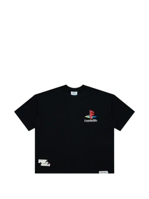 Free Refills logo T-shirt Black FRS26026