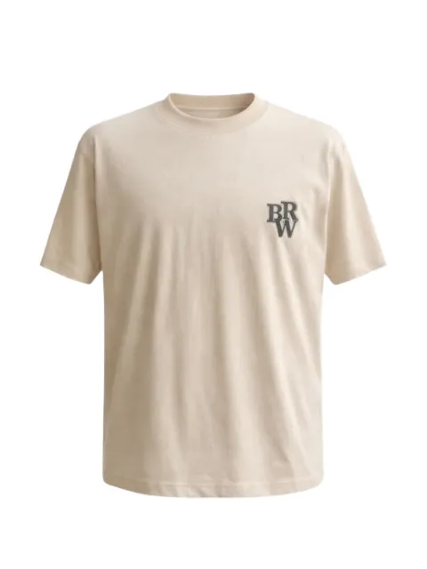 BARROW barbed-wire graphic T-shirt Neutrals S6BWUATH103
