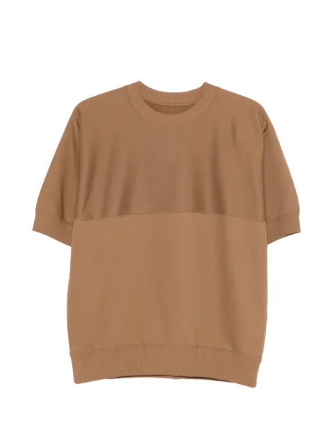 Jil Sander panelled crew-neck T-shirt Brown J61GC0035J20128