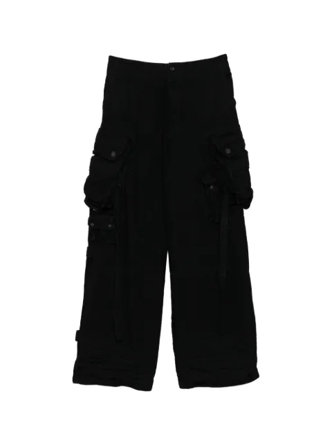 Julius cargo pocket trousers Black 937PAM1