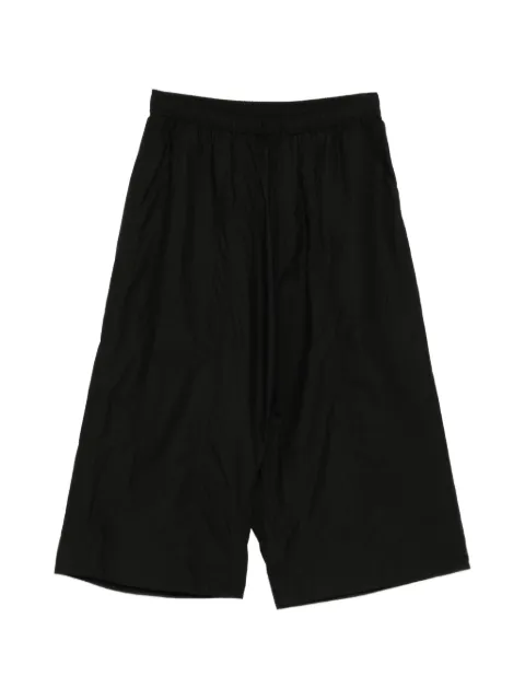 Julius elasticated wide-leg track trousers Black 937PAM23
