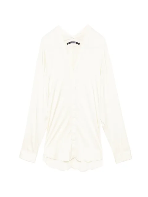 Julius Slit Neck Shirt White 937SHM3OFF