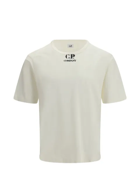 C.P. Company 1020 jersey short-sleeve logo T-shirt Neutrals 20CMTS214A006057O103