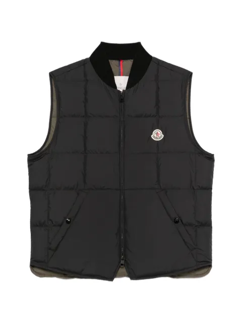 Moncler Elberton quilted gilet Black L10911A00149597YW