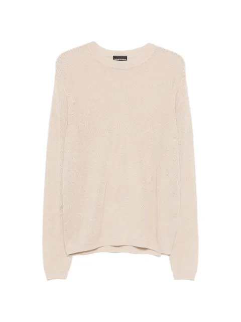 Emporio Armani crew-neck sweater Neutrals EM004619AF25249U1156