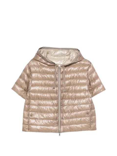 Herno short-sleeve hooded jacket Neutrals PI002222D12017Z