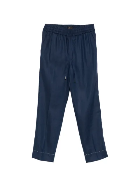 Brioni drawstring trousers Blue RP2Z0LPA108