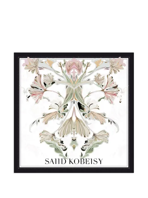 Saiid Kobeisy medium floral scarf White ACSCYR26SCM