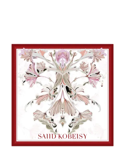 Saiid Kobeisy medium floral scarf White ACSCYR26SCM
