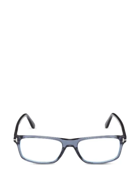 TOM FORD Eyewear rectangle-frame glasses Blue FT6119B