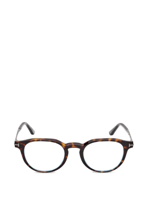 TOM FORD Eyewear round-frame glasses Brown FT6125B