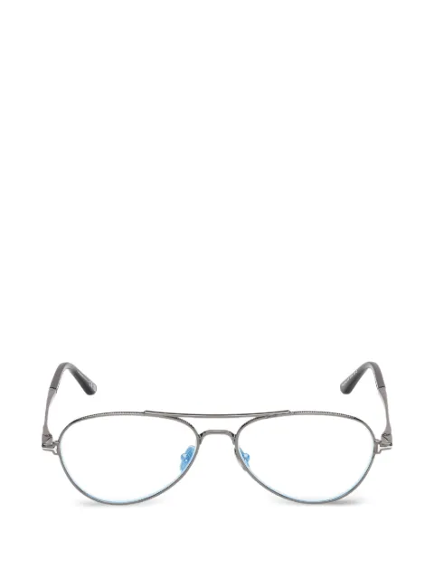 TOM FORD Eyewear pilot-frame glasses Grey FT6128B