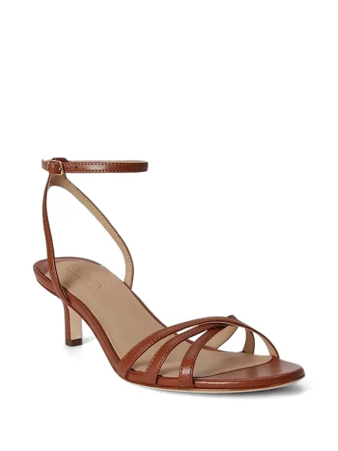 Lauren Ralph Lauren leather sandals Brown 802P10397001