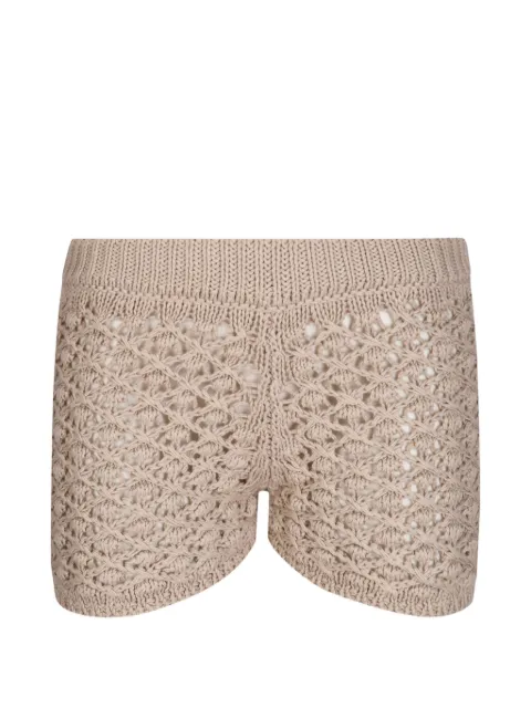 ELY ELY open knit shorts Neutrals 264SCARRIE