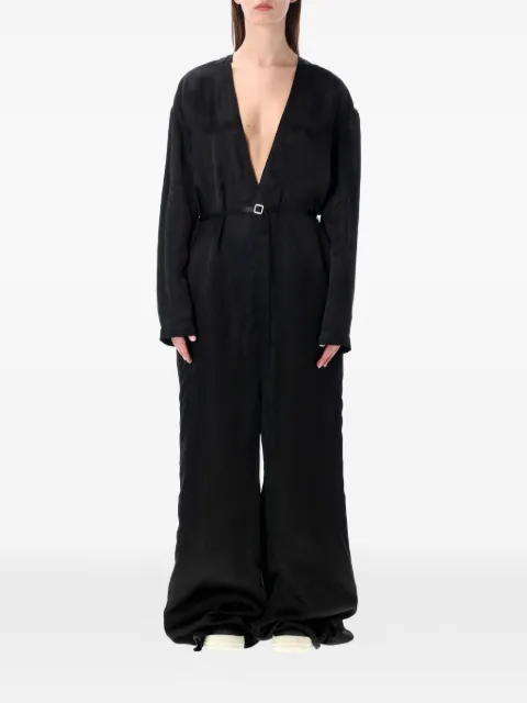 Rick Owens LS Long jumpsuit Black RP01F6555N