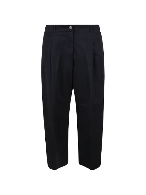 Fabiana Filippi belt-loop buckle-detail trousers Blue PAD222W362H108