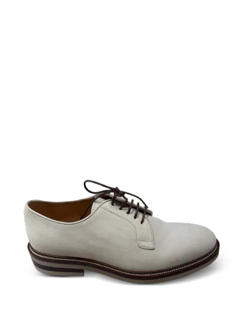 Brunello Cucinelli grey derby shoes Neutrals MZUPEAT708TZPEAC8057