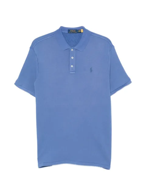 Polo Ralph Lauren button-front short-sleeve polo shirt Blue 710A12484004