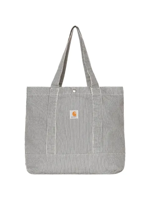 Carhartt WIP Mercer striped tote bag White I036510