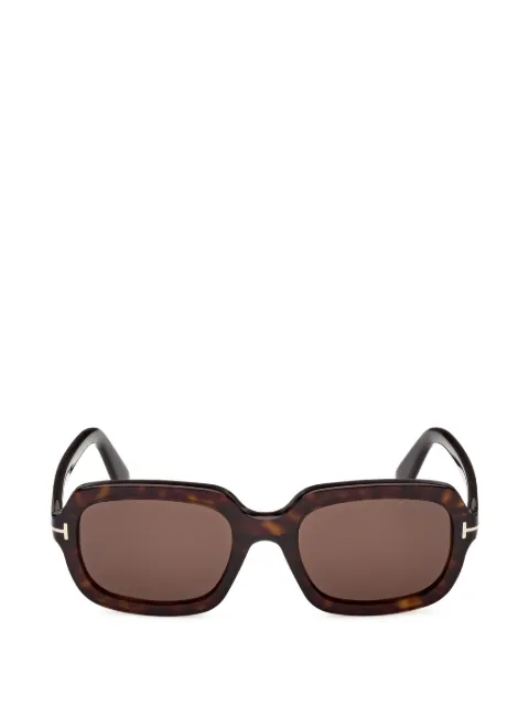 TOM FORD Eyewear square-frame sunglasses Brown FT1342