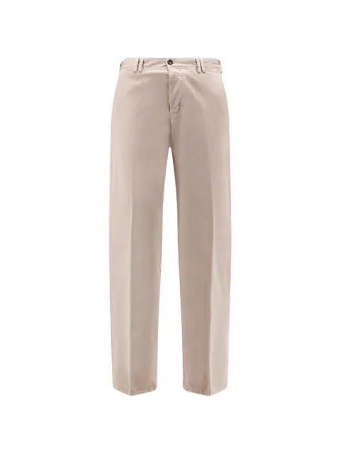 PT Torino belt-loops double-pocket trousers Neutrals COATJMB00RWLSR95Y045