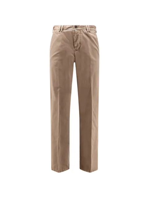 PT Torino Michael Deluxe button cotton trousers Neutrals COATJMB00RWLSR95Y121