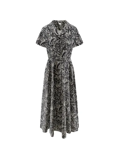 ASPESI floral print dress Black 2982L13769241