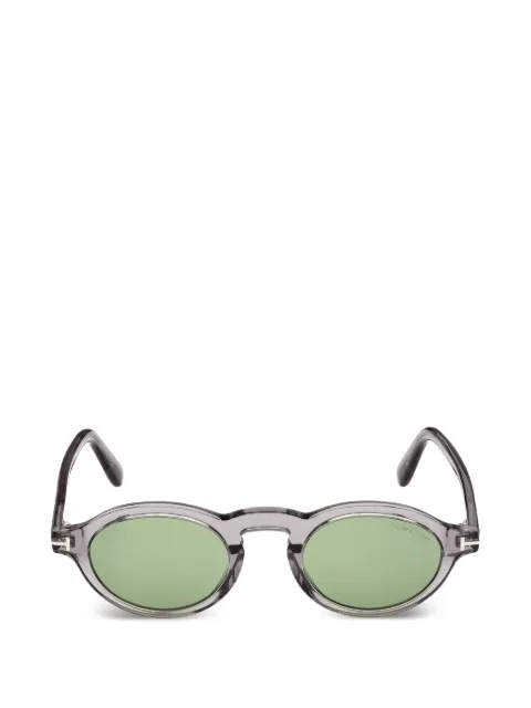 TOM FORD Eyewear oval-frame sunglasses Grey FT1332