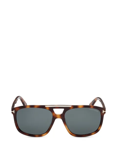 TOM FORD Eyewear square sunglasses Brown FT1338