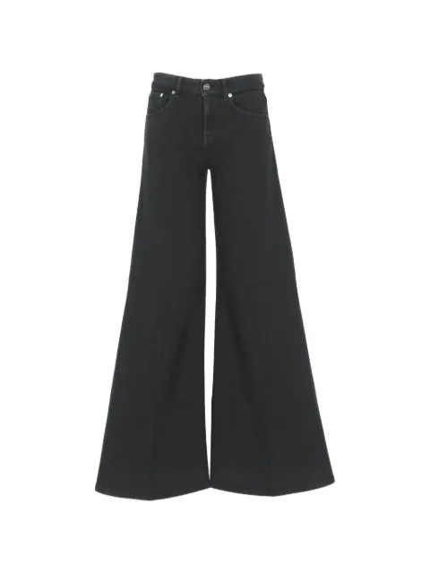 DONDUP pressed-crease flared jeans Black DP775BF0018DPTD999
