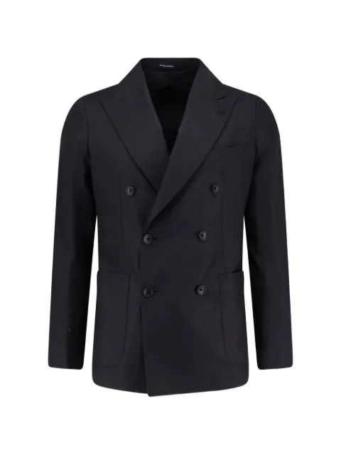 Tagliatore double-breasted peak-lapel blazer Blue 1SMC20K440062