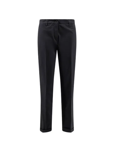 ASPESI pressed-stud turn-up trousers Black 0107D02310241