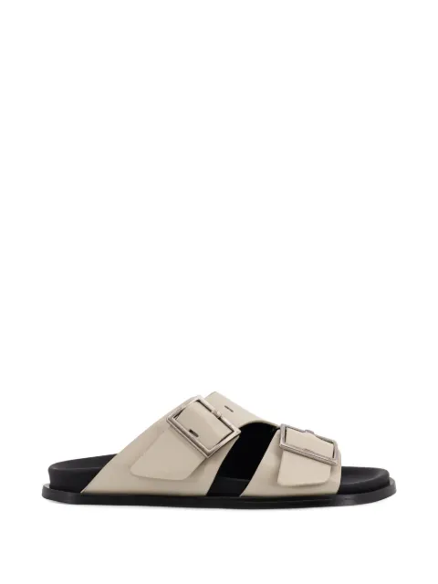ALOHAS adjustable strap leather sandals Neutrals S101012