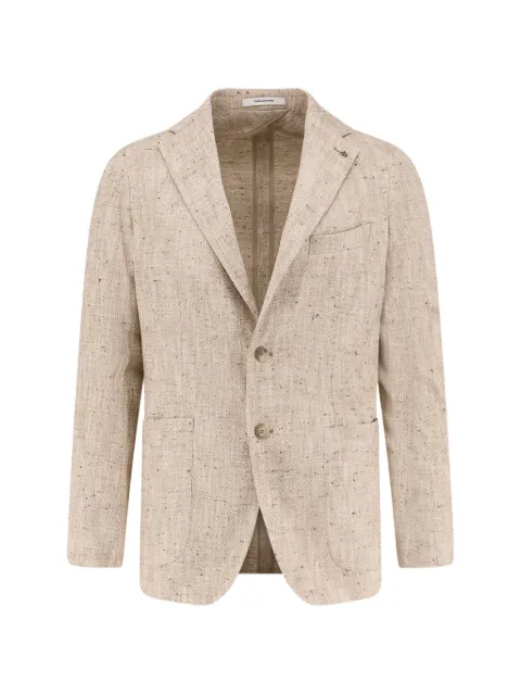 Tagliatore single-breasted patch pocket blazer Neutrals 1SMC22KA50088A1128