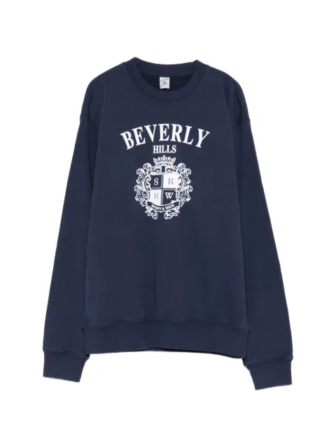Sporty & Rich graphic-print sweatshirt Blue ST07164256BL1062