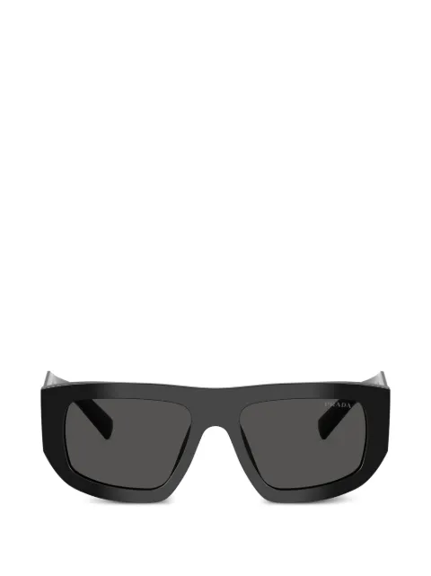 Prada Eyewear logo-engraved rectangle sunglasses Black PRD04SU16K08Z