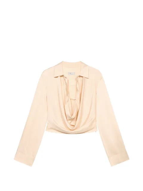 Blumarine long-sleeves blouse Neutrals 4C270A