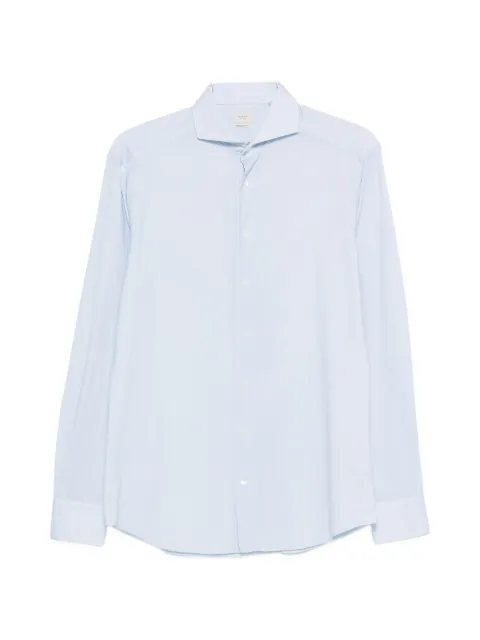 Traiano Milano patterned shirt Blue T16004317